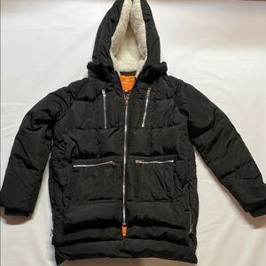 Orolay Kids Unisex Black Winter Down Puffer Coat Size 10-11 years